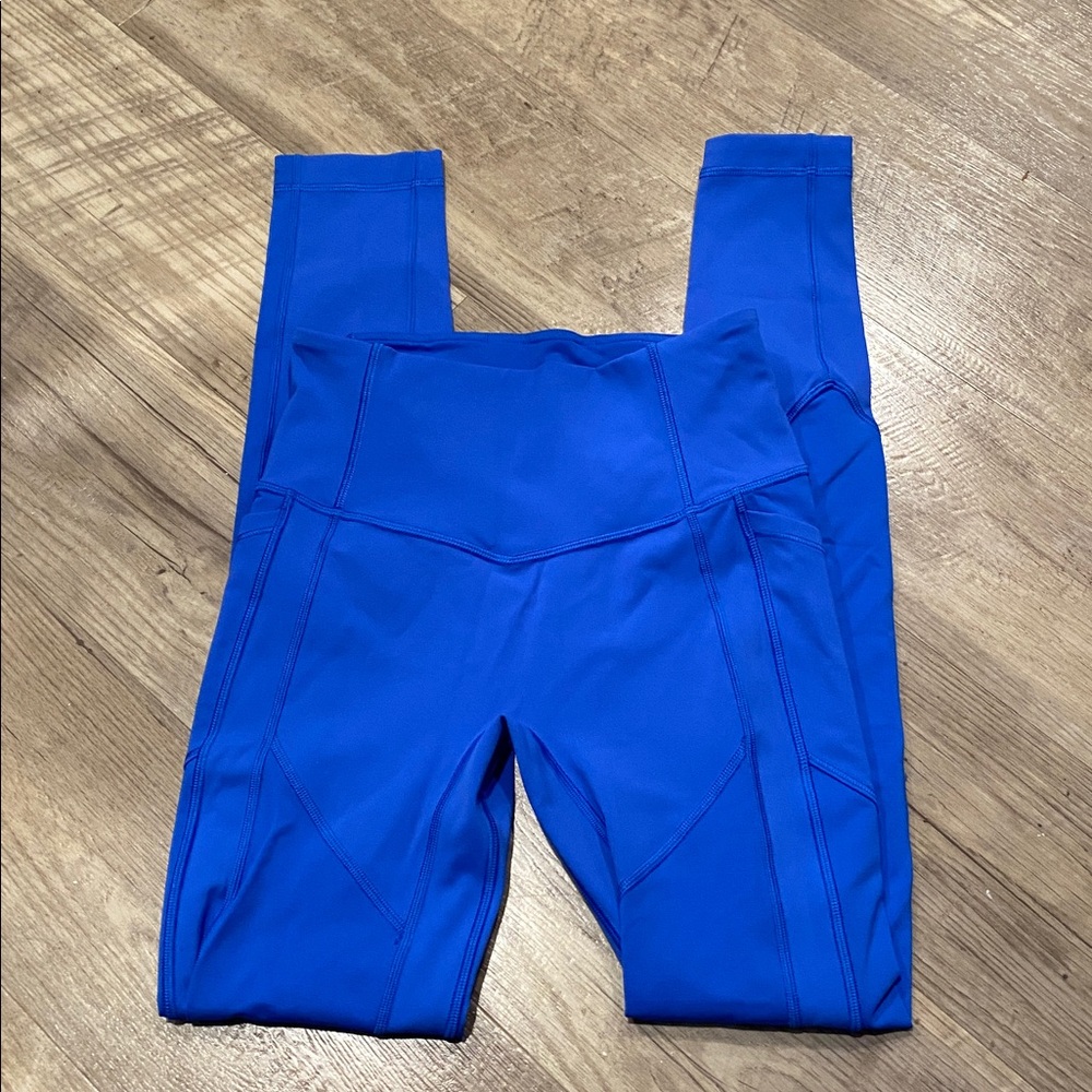 Lululemon Wild Bluebell All The Right Places HR Pant 28” . Size 4